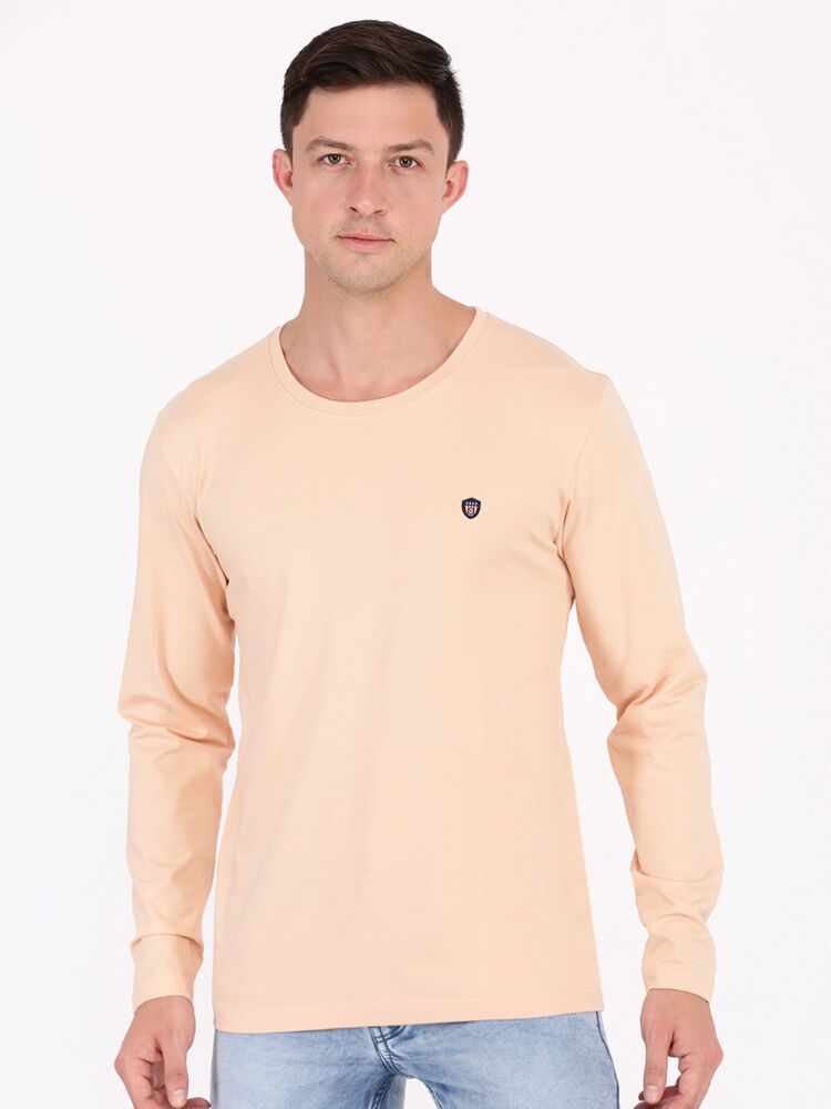 Smartz Basics Full Sleeve Round Neck Stretch T-Shirt
