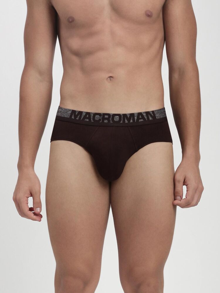 Men’s Cotton Spandex Mini Brief – Contour Pouch, Stretch Waistband