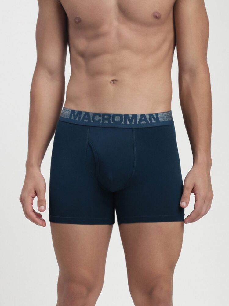 Men’s Cotton Spandex Long Trunk – Front Fly, Stretchable & Label-Free