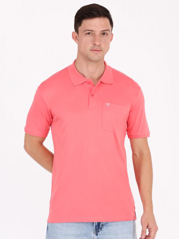 Macroman M-Series Men’s Fashion Polo T-Shirt in 100% Cotton Interlock Fabric, Half Sleeve Style