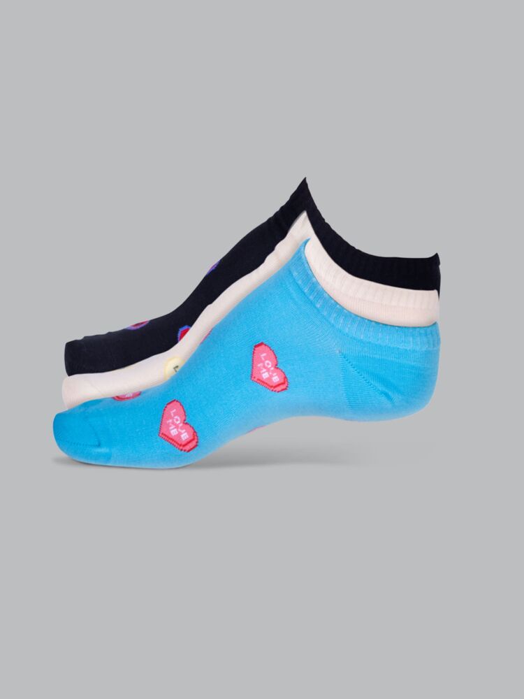 Socks Sutra Women’s Casual Ankle Length Socks (Pack of 5) | Cotton Spandex, Reinforced Heel & Toe