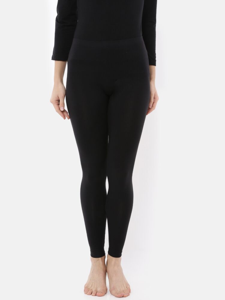 Women's Thermal Lower with Double Layered Viscose Cotton Knit for Warmth, Moisture Control & Softness