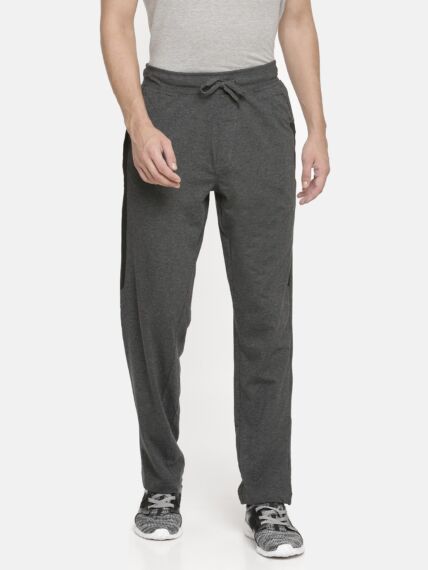 Super Combed Cotton Rich Track Pant With Ribbed Waistband & Zippered Side And Back Pockets