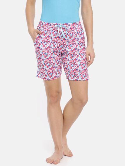 Women's Cotton Modal Relaxed Shorts with Functional Side Pockets