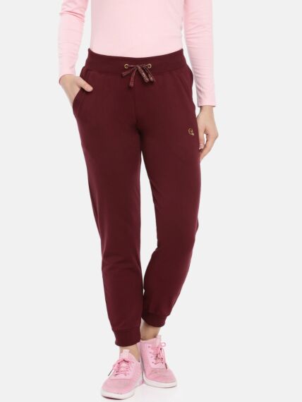 Women's Super Cool Cotton Loop Knit Joggers with Side Pockets and One Side Zipper Pocket