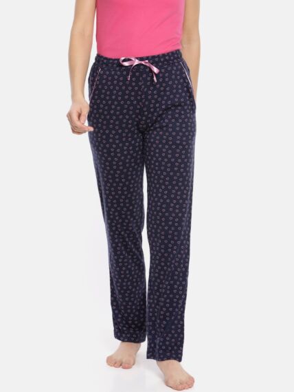 Women's Cotton Modal Relaxed Pants Designed with Side Pockets
