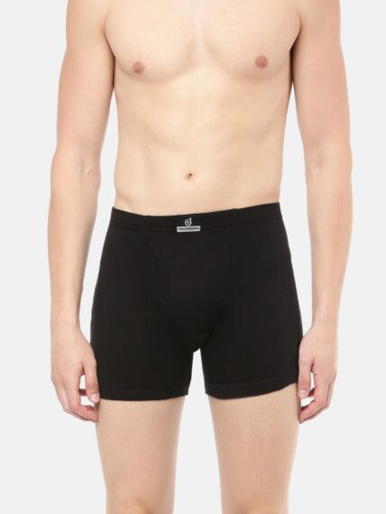 Compact Cotton Rib Solid Boxer Brief With Soft Inner Waistband And Neo Fresh Finish (Pack of 2)