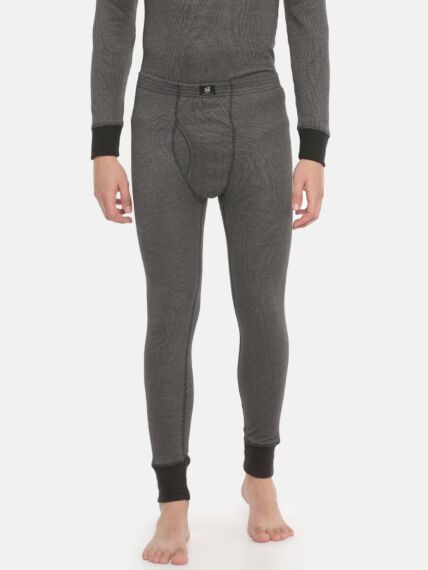 Cotton Viscose Blend Double Knit Thermal Long Pants For Comfortable Warmth
