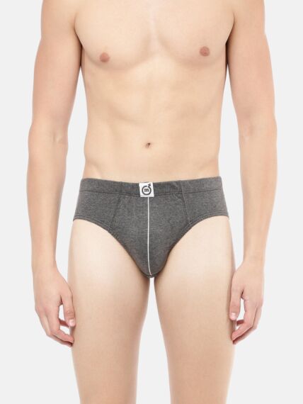 Compact Cotton Solid Brief With Soft Inner Elastic And Neo Fresh Finish (Pack of 2)