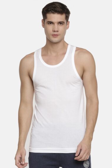 Compact Cotton Seamless Body Fit RN Vest with Neo Fresh Finish (Pack of 2)
