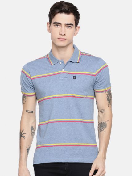 Premium Striper Polo T-Shirt - With Pocket