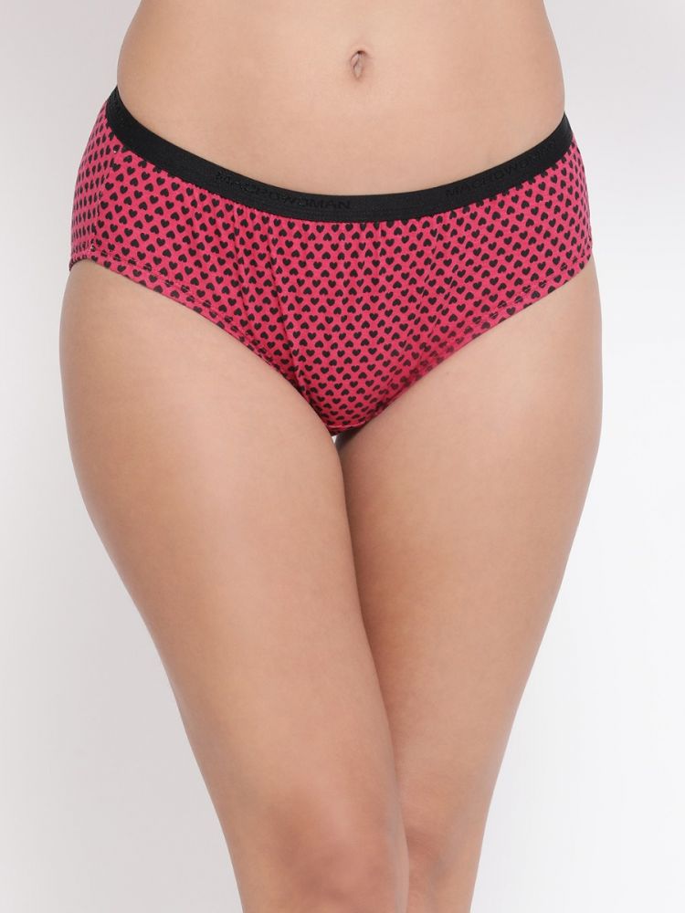 Solid Hipster Panty (O.E) Print (3 Pc Pack)