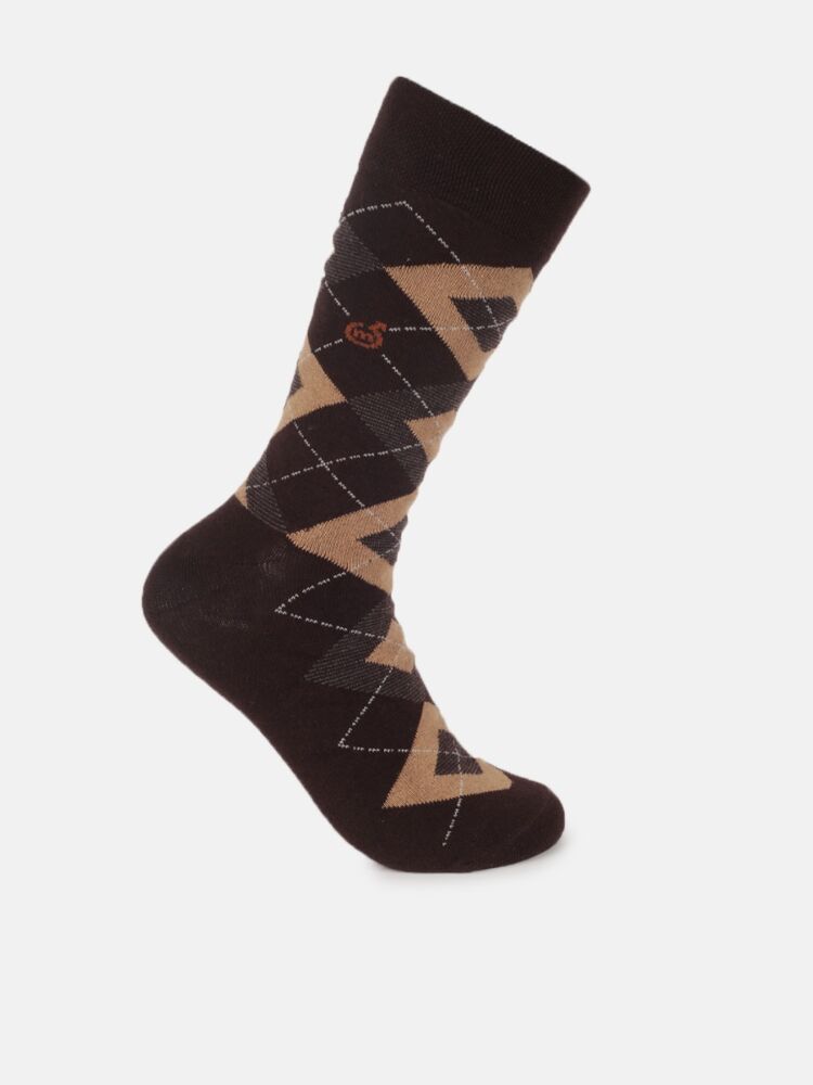 Argyle Design Full Length Socks